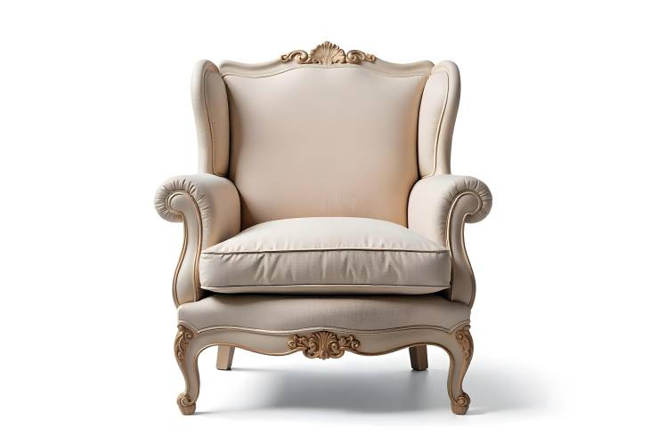 Armchair Beauty Classic Design in Front View